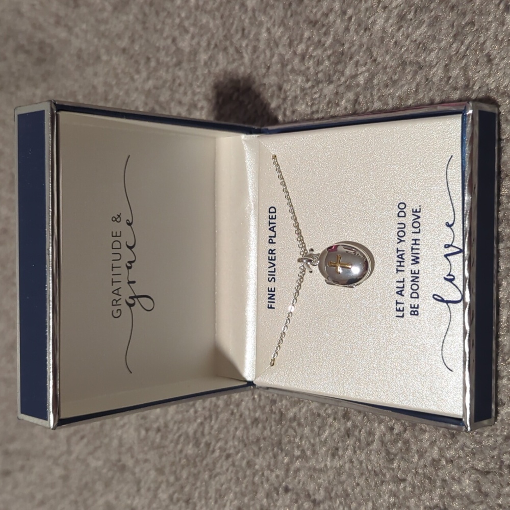 Silver-plated locket